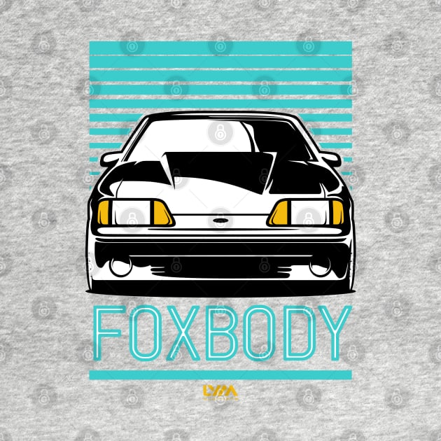 Foxbody Ford Mustang GT Retro by LYM Clothing